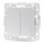 Aigostar - Interrupteur double sans cadre n° 6+6, blanc