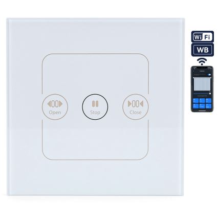 Aigostar - Interrupteur intelligent 230V pour commande de stores, Wi-Fi (Tuya)