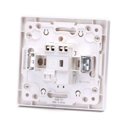 Aigostar - Interrupteur simple avec cadre č. 1 blanc