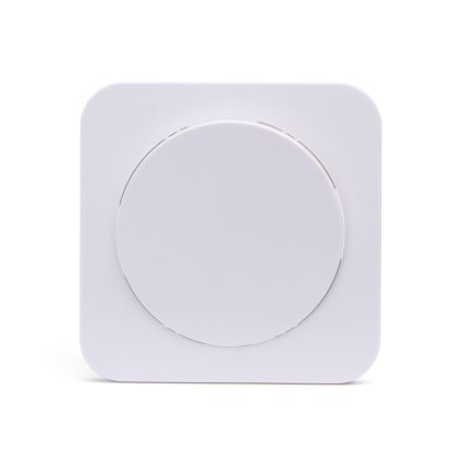 Aigostar - Interrupteur simple avec cadre n° 5 blanc