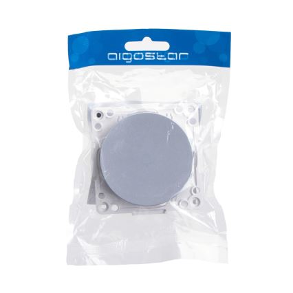 Aigostar - Interrupteur simple sans cadre pour sonnette, argenté