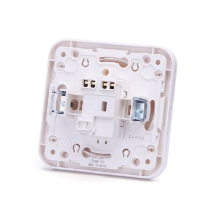 Aigostar - Interrupteur unipolaire avec cadre n°1, blanc
