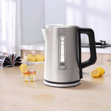Aigostar - Ketel 1,7l 2200W/230V mat chroom