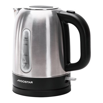 Aigostar - Ketel 1,7l 2200W/230V mat chroom