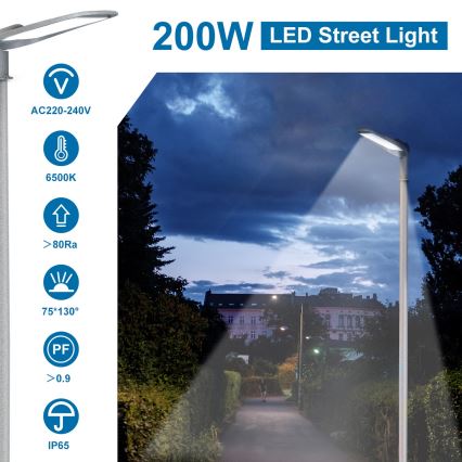 Aigostar - Lampadaire LED/200W/230V 6500K IP65