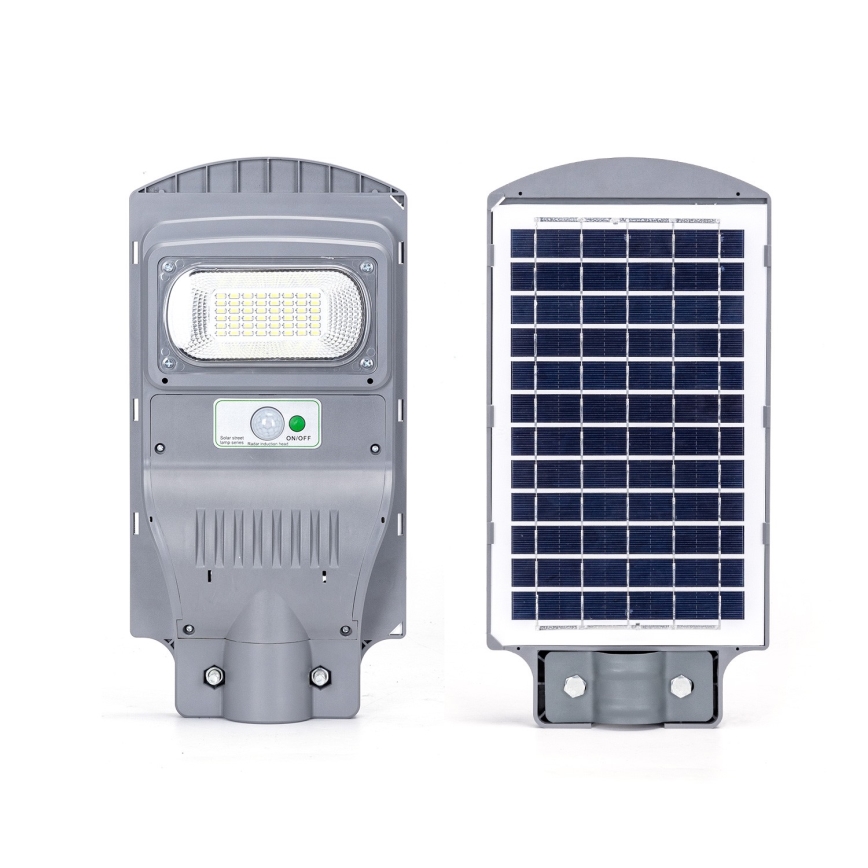 Aigostar - Lampadaire solaire avec détecteur LED/50W/3,2V 5000mAh IP65 6500K + télécommande