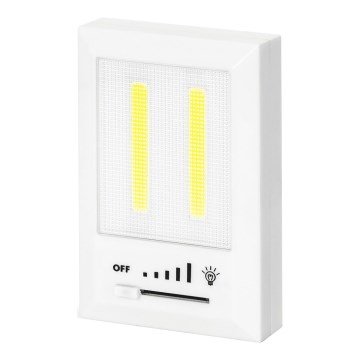 Aigostar - Lampe de nuit portable LED/4xAAA 6500K