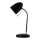 Aigostar - Lampe de table 1xE27/36W/230V noir/chrome brillant
