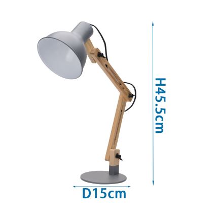 Aigostar - Lampe de table 1xE27/40W/230V