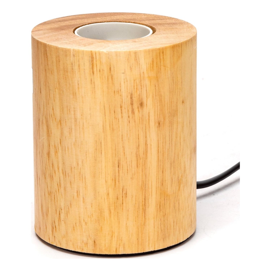 Aigostar - Lampe de table 1xE27/60W/230V hévéa