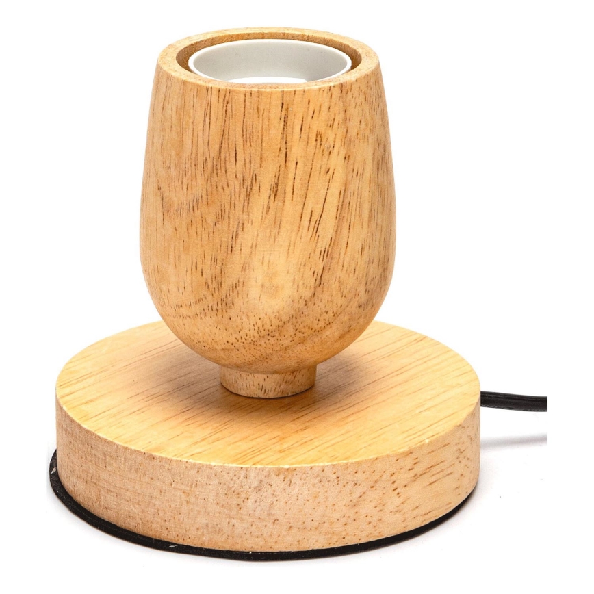 Aigostar - Lampe de table 1xE27/60W/230V hévéa