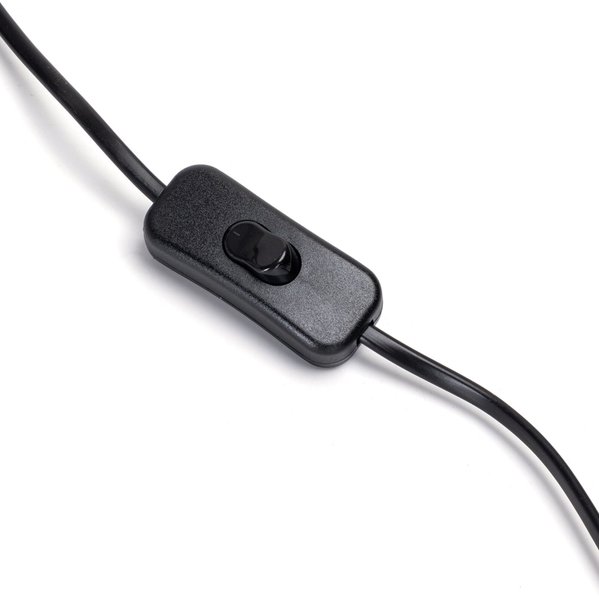 Aigostar - Lampe de table 1xE27/60W/230V noir