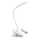 Aigostar - Lampe de table à intensité variable rechargeable avec pince LED/2,5W/5V 1200mAh blanc