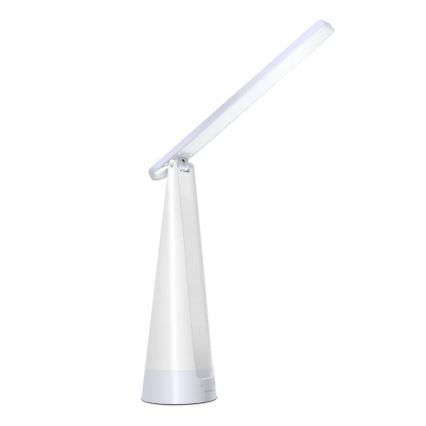 Aigostar - Lampe de table à intensité variable rechargeable LED/7W/5V 4000K 4400 mAh blanc