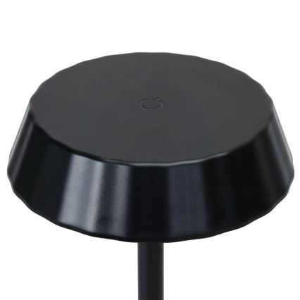 Aigostar - Lampe de bureau LED dimmable AMBIENT LED/2,4W/5V 3000-6500K noire 2000 mAh