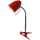 Aigostar - Lampe pince de table 1xE27/11W/230V rouge/chromé