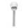 Aigostar - Lampe solaire LED, 0,006 W / 1,2 V, 37,8 cm, chrome mat, 2700 K, IP44, 100 mAh