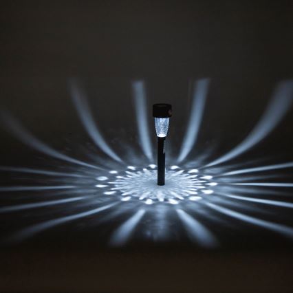 Aigostar - Lampe solaire LED/0,006W/1,2V 40 mAh 6500K IP44 29,7 cm