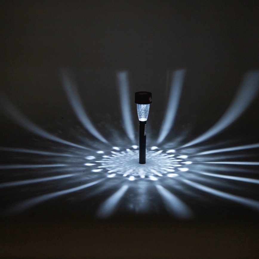 Aigostar - Lampe solaire LED/0,006W/1,2V 40 mAh 6500K IP44 29,7 cm