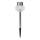 Aigostar - Lampe solaire LED/0,012W/1,2V 100 mAh 6500K IP44 38,4 cm