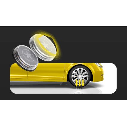 Aigostar - Lampe solaire LED/0,6W/5,5V 24,5 cm 500 mAh 3200K IP66 noir