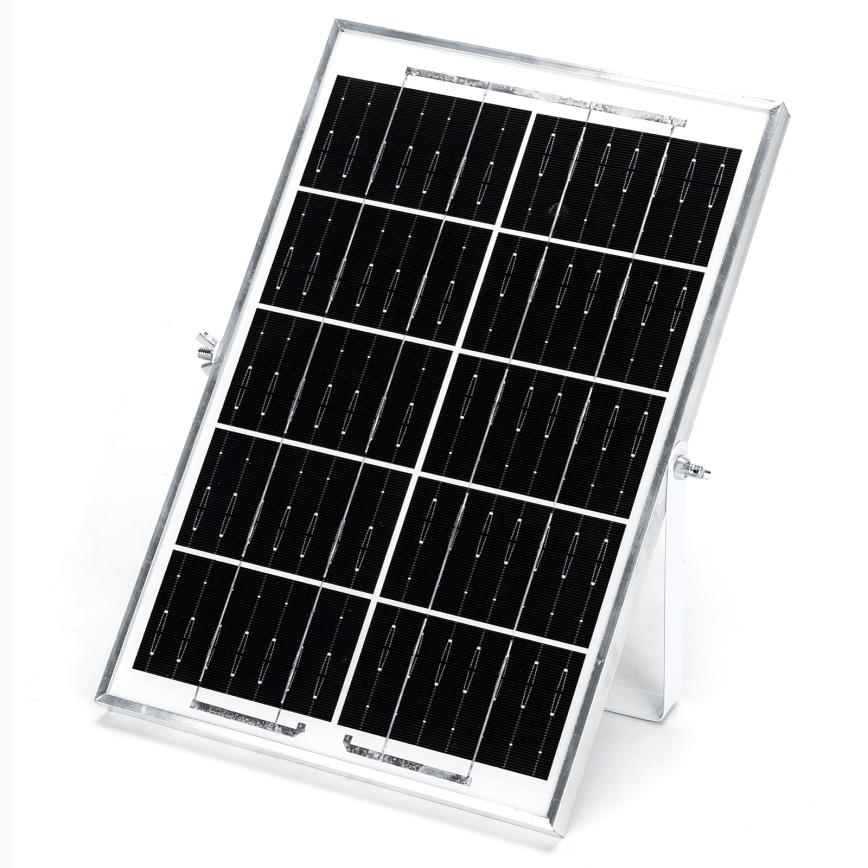 Aigostar - Lampe solaire LED 2xLED/35W/12V 6000 mAh 6500K IP65 Ø 16,8 cm + télécommande