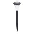 Aigostar - Lampe solaire LED 2V 6500K IP44 40 mAh noire