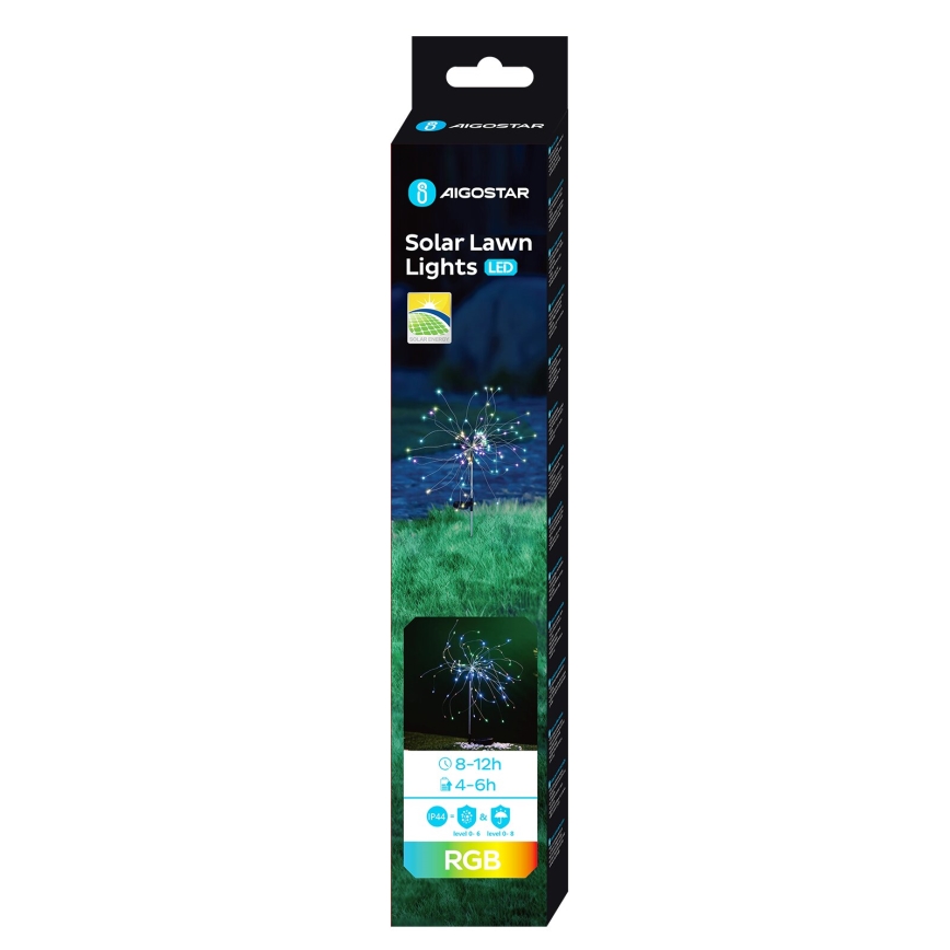 Aigostar - Lampe solaire RGB LED/0,03W/1,2V IP44