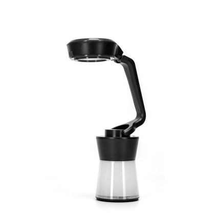 Aigostar - Lampe torche de camping à intensité variable 3en1 LED/3xAA noir