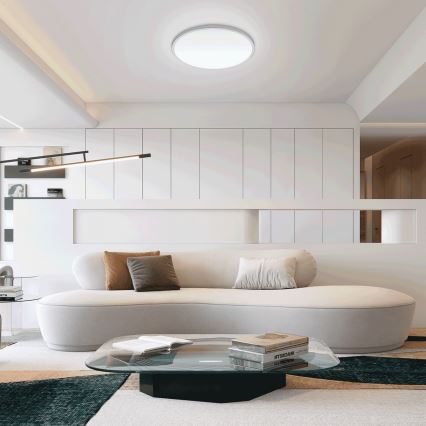 Aigostar - LED Dimbare badkamer plafondverlichting LED/18W/230V 3000-6000K IP54 + afstandsbediening