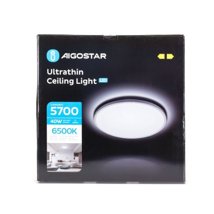 Aigostar - LED Badkamer plafondlamp LED/40W/230V 6500K diameter 54 cm IP44