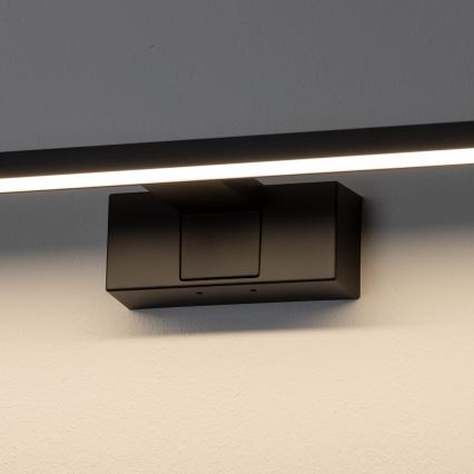 Aigostar - LED Badkamer spiegelverlichting LED/12W/230V 4000K 60 cm IP44 zwart