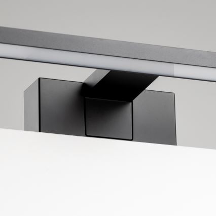 Aigostar - LED Badkamer spiegelverlichting LED/12W/230V 4000K 60 cm IP44 zwart