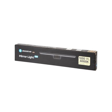 Aigostar - LED Badkamer spiegelverlichting LED/12W/230V 4000K 60 cm IP44 zwart