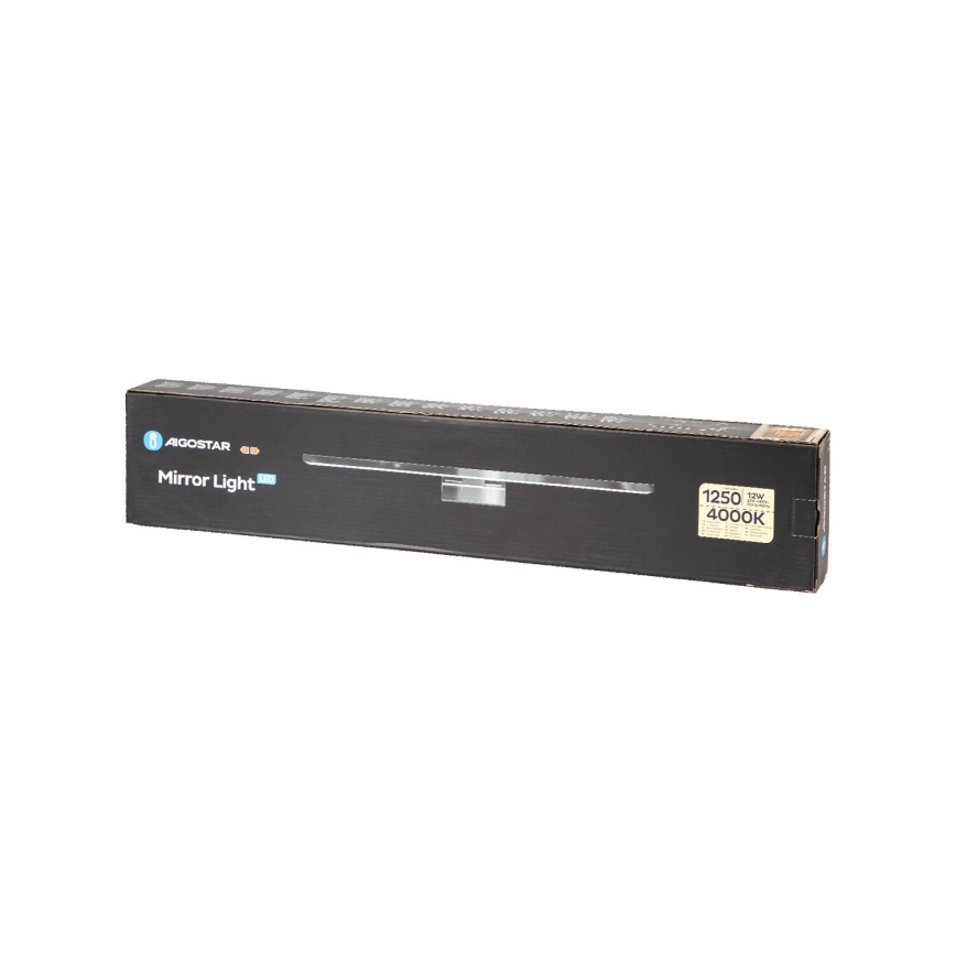 Aigostar - LED Badkamer Spiegelverlichting LED/12W/230V 4000K 60cm IP44 aluminium