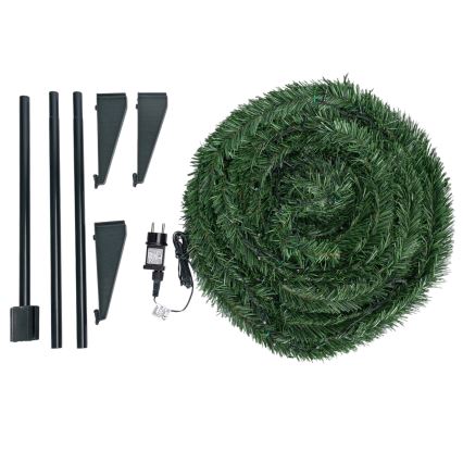 Aigostar - LED kerstboom voor buiten 100xLED 1,5m IP44 groen warm wit