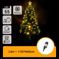 Aigostar - LED buiten kerstboom LED/3,6W/230V 60 cm IP44 warm wit