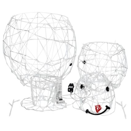 Aigostar - LED buiten kerstdecoratie 3,6W/31/230V 2700K 120 cm IP44 sneeuwpop