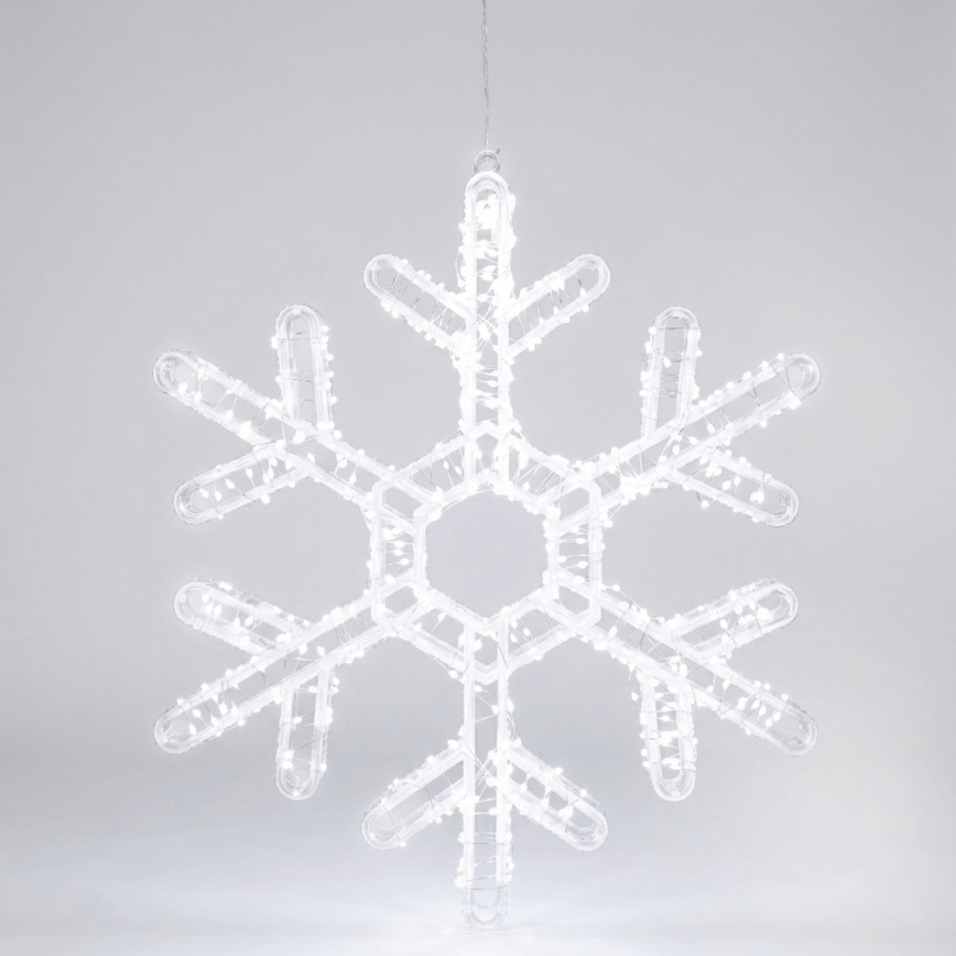 Aigostar - LED kerstdecoratie voor buiten 540xLED/6W/230V IP44 koel wit 45 cm sneeuwvlok
