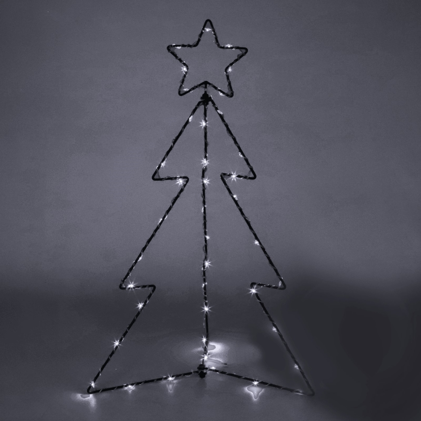 Aigostar - LED buiten kerstdecoratie 41xLED/3,6W/230V 40 cm IP44 kerstboom koud wit