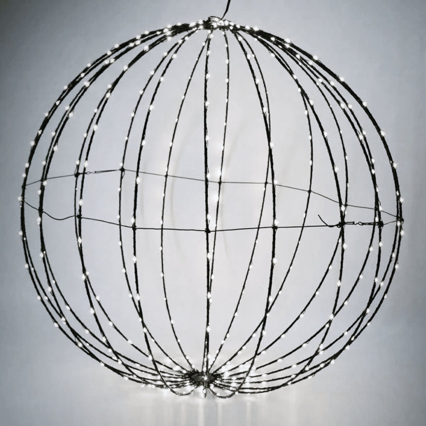 Aigostar - LED buiten kerstdecoratie 177xLED/3,6W/230V 60 cm IP44 koude witte bol