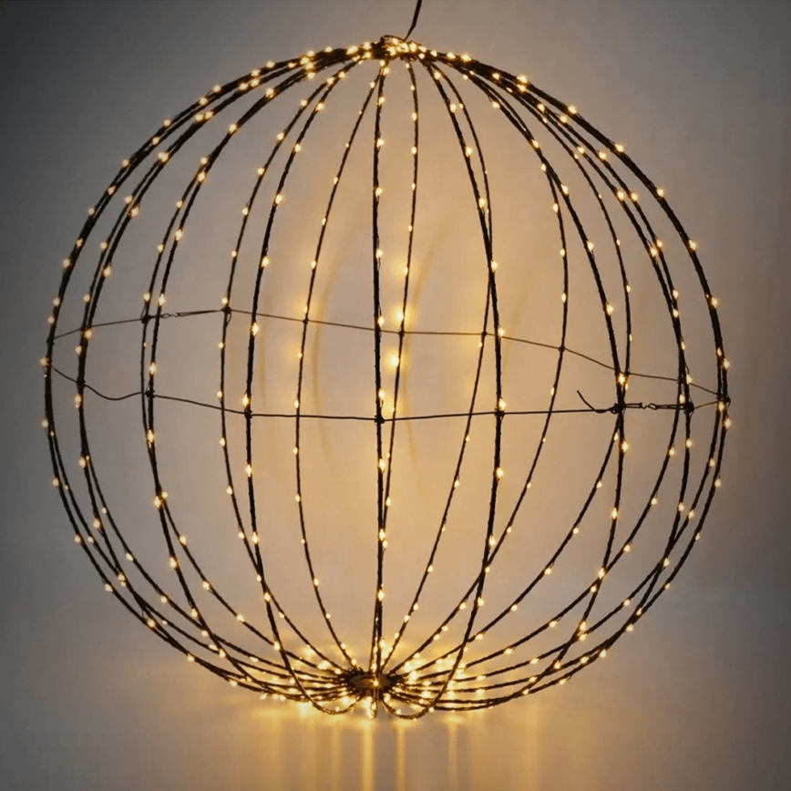 Aigostar - LED buiten kerstdecoratie 177xLED/3,6W/230V 60 cm IP44 bol warm wit