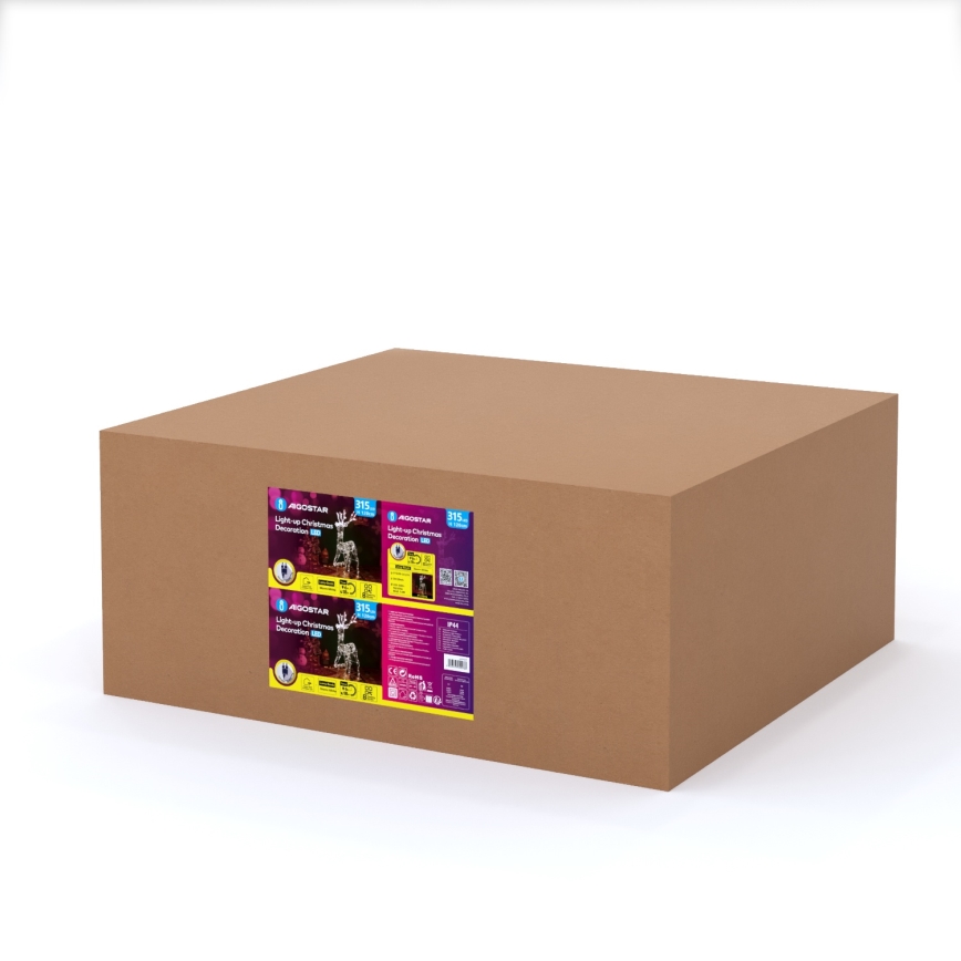 Aigostar - LED buiten kerstdecoratie LED/3,6W/31/230V 2700K 120 cm IP44 rendier