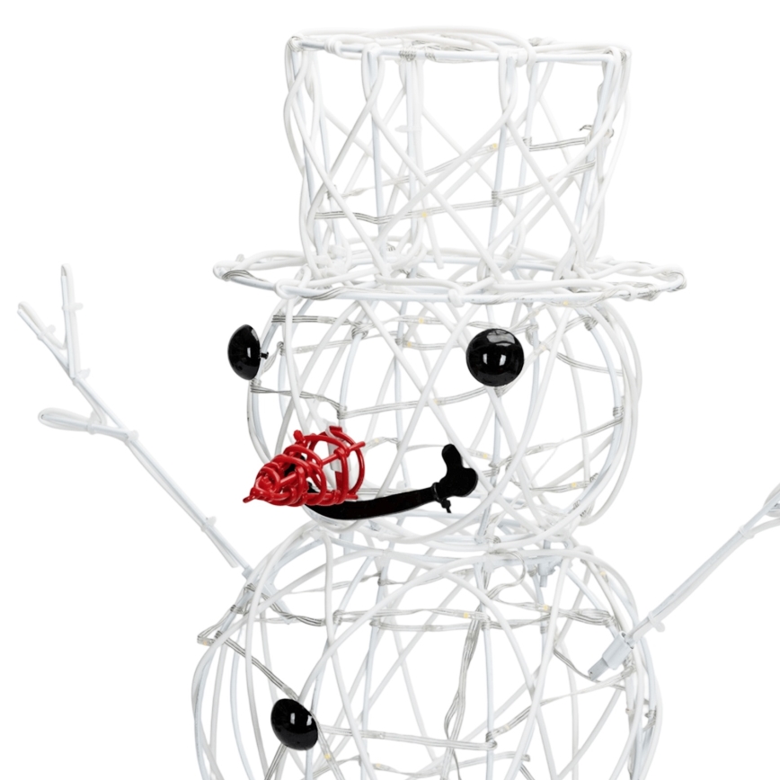Aigostar - LED buitenkerstdecoratie LED/3,6W/31/230V 2700K 60 cm IP44 sneeuwman