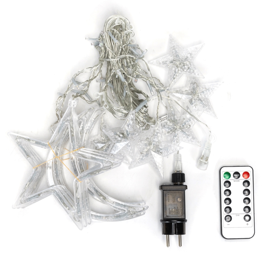 Aigostar - LED buitenlichtsnoer 120xLED/6W/230V/8 functies 3x0,6m IP44 warm wit + afstandsbediening