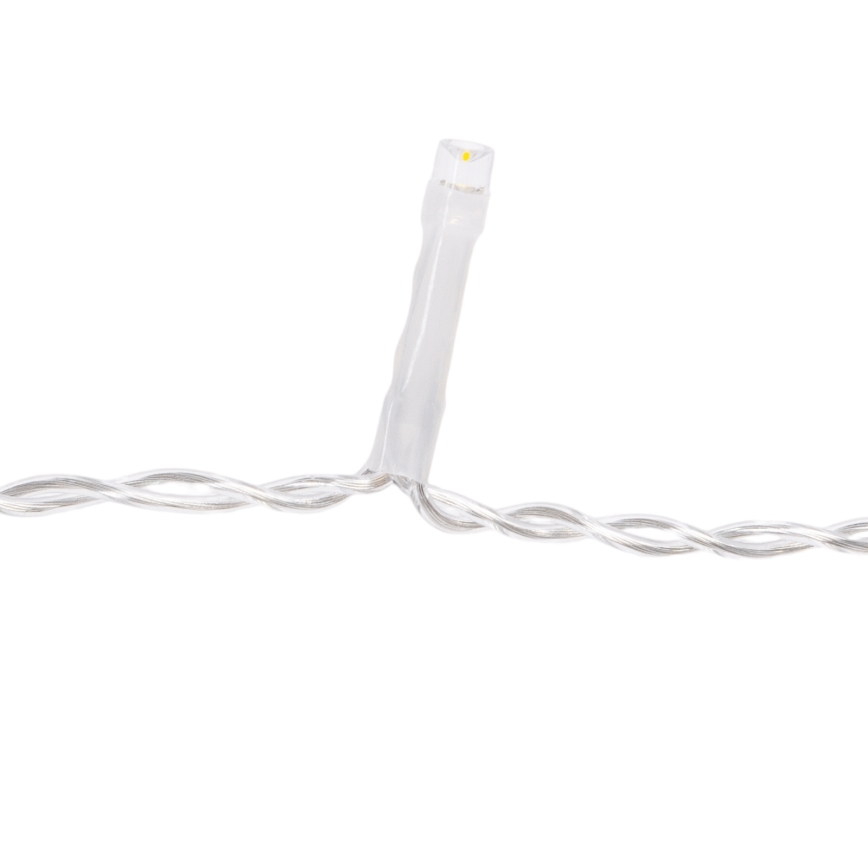 Aigostar - LED buiten kerstsnoer 156xLED/8 functies 3xAA 4,2x1,2m IP44 koud wit