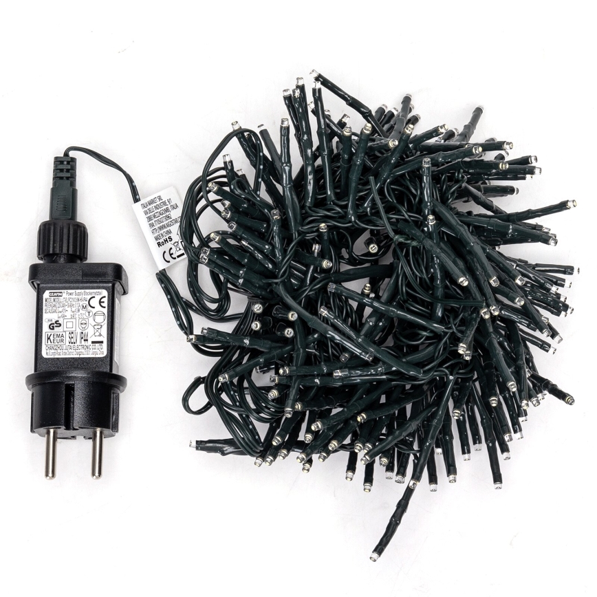 Aigostar - LED buiten kerstlichtsnoer 200 LED/8 functies 8 m IP44 koud wit