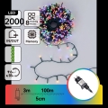 Aigostar - LED buiten kerstlichtsnoer 2000xLED/8 functies 103m IP44 meerkleurig