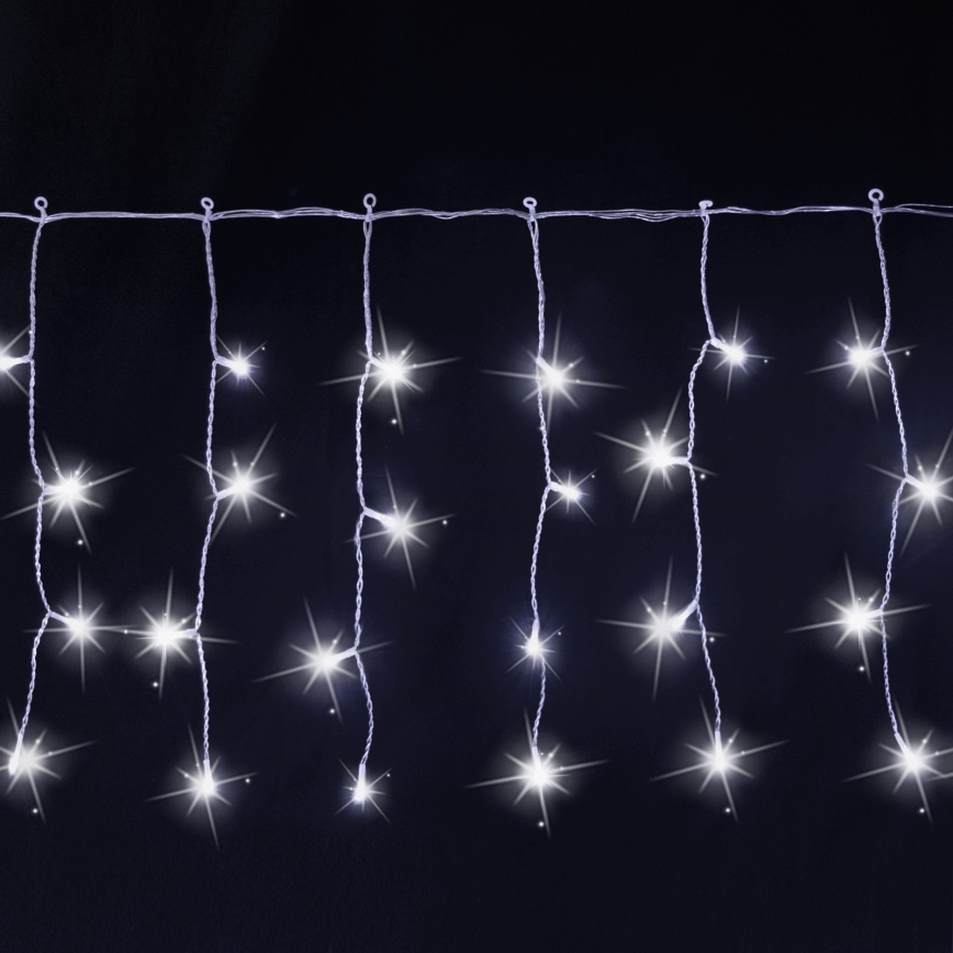 Aigostar - LED buiten kerstlichtsnoer 200xLED 8x0,4m IP44 koud wit