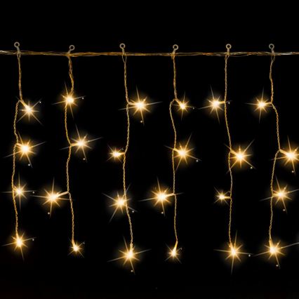Aigostar - LED buiten kerstlichtsnoer 200xLED 8x0,4m IP44 warm wit
